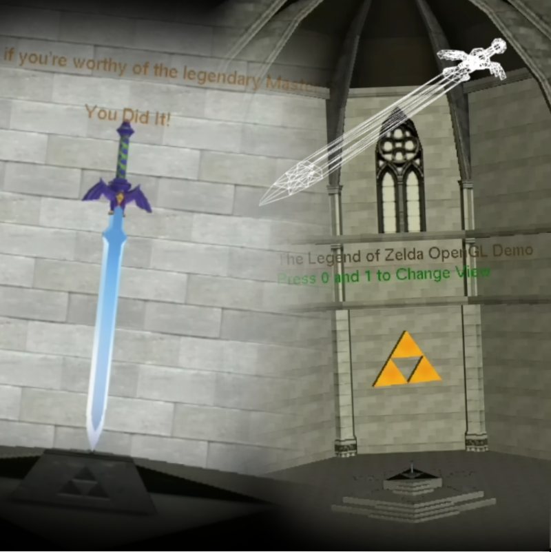 OpenGL Zelda Scene